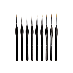 Detailing Paintbrush Set (Black)