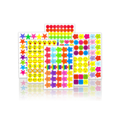 Smiley Stars Stickers